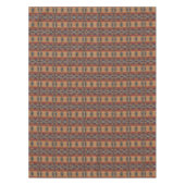 Blauwgroen Blauw Donkerrood Beige Bruin Sinaasappe Tafelkleed (Voorkant)