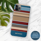 Blauwgroen Blauw Donkerrood Neutraal Beige Bruine Case-Mate iPhone Case