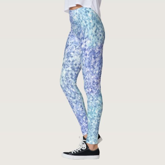 Blauwgroen blauw en Paars pols Leggings (Links)