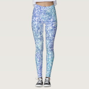 Blauwgroen blauw en Paars pols Leggings
