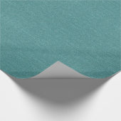 Blauwgroen/blauw Faux Glitter Cadeaupapier (Hoek)