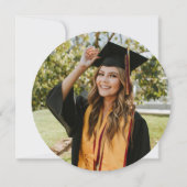 Blauwgroen Blauw Geborsteld Metaal & Parels Afstud Kaart (Achterkant)