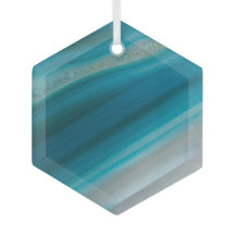 Blauwgroen blauw-geschuurd Agate Patroon