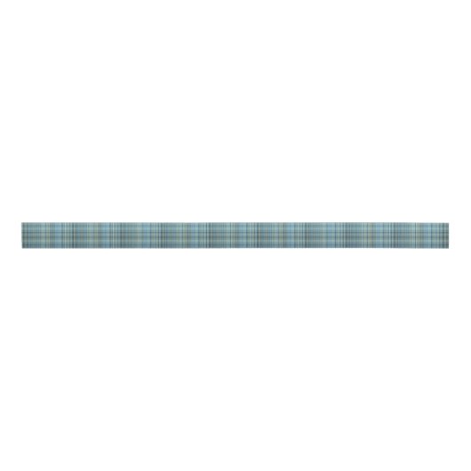 Blauwgroen blauw glen Pset Ribbon Grosgrain Lint (Voorkant)