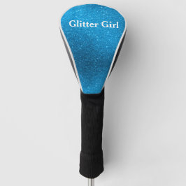 Blauwgroen Blauw Glitter Meisje Show Uw Glamours S Golfheadcover