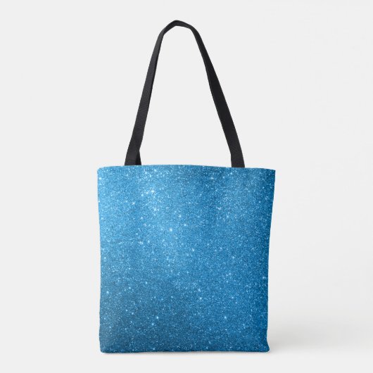 Blauwgroen Blauw Glitter Meisje Show Uw Glamours S Tote Bag (Achterkant)