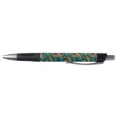 Blauwgroen Blauw & Gouden Patroonpen Pen (Bodem)