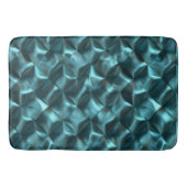 Blauwgroen Blauw Groen Abstract Glam Kerstmis Badmat (Voorkant)