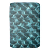 Blauwgroen Blauw Groen Abstract Glam Kerstmis Badmat (Voorkant Verticaal)