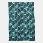 Blauwgroen Blauw Groen Abstract Glam Theedoek (Verticaal)