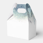 blauwgroen blauw groen Eerste Heilige Communie Bedankdoosjes (Achterkant)