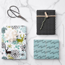 Blauwgroen blauw groen flesje en deer art pattern