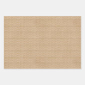 Blauwgroen blauw groen flesje en deer art pattern inpakpapier vel (Voorkant 2)