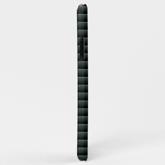 Blauwgroen Blauw Groen Industrieel Roestvrij staal Case-Mate iPhone Case (Achterkant/rechts)