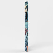 Blauwgroen Blauw Groen Roze Sinaasappel Bladeren K Case-Mate iPhone Case (Achterkant/rechts)