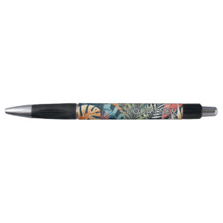Blauwgroen Blauw Groen Roze Sinaasappel Bladeren K Pen