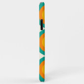 Blauwgroen Blauw Groen Sinaasappel Mideeuwse cirke Case-Mate iPhone Case (Achterkant/rechts)