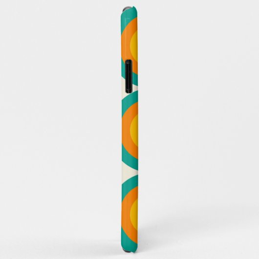Blauwgroen Blauw Groen Sinaasappel Mideeuwse cirke Case-Mate iPhone Case (Achterkant/rechts)