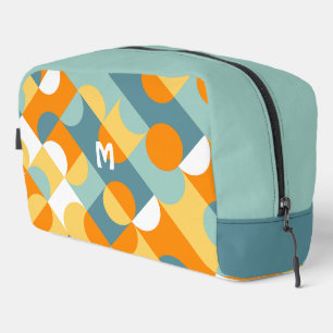 Blauwgroen Blauw Groen Sinaasappel Mideeuwse cirke Toilettasje