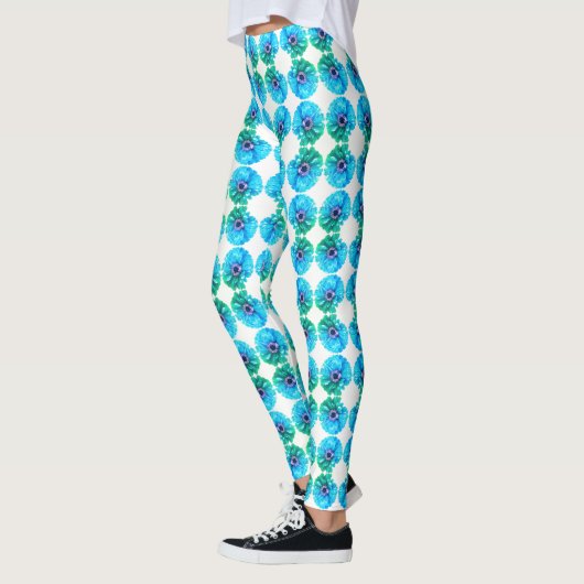 Blauwgroen blauw leggings (Links)