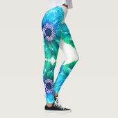 Blauwgroen blauw leggings (Rechts)