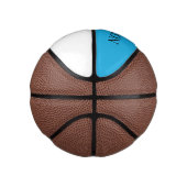 Blauwgroen blauw naambalknummer instellen basketbal (Rechts)