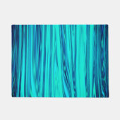 Blauwgroen blauw-oceaangolffend Abstract Deurmat (Voorkant)