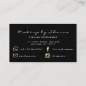 Blauwgroen blauw oceaanspel Uitslag instagram FB M Visitekaartje (Achterkant)