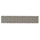 Blauwgroen Blauw Oker Bruin Beige Bohemian Tribe A Medium Tafelloper (Horizontaal)