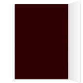 Blauwgroen blauw op Chocolate Gothic Blank Art Kaa (Binnen (Links))