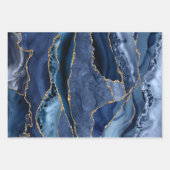 blauwgroen blauw papier voor verpakkingsdoeleinden inpakpapier vel (Voorkant 3)