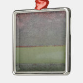 Blauwgroen Blauw Roze Groen geruïneerd Metalen Ornament (Links)