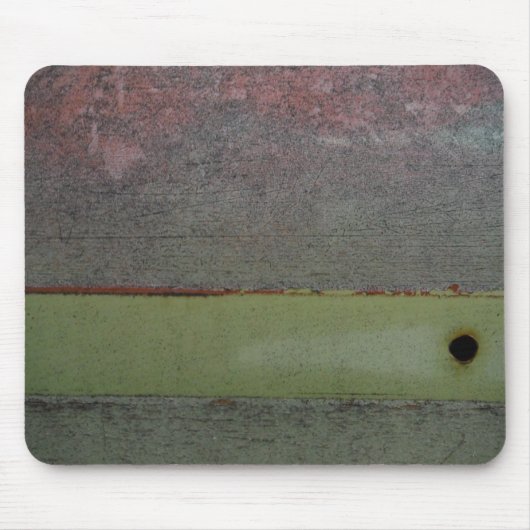 Blauwgroen Blauw Roze Groen geruïneerd Muismat (Voorkant)