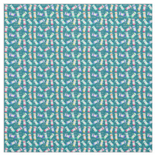 Blauwgroen blauw stof