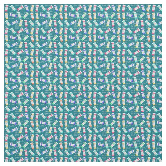 Blauwgroen blauw stof (Swatch)
