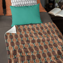 Blauwgroen blauw Terracotta Oranje Rode Bruin Trib
