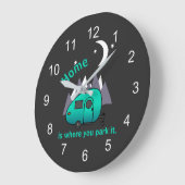 Blauwgroen blauw trapezierwandsluiting voor trapez grote klok (Hoek)