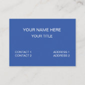 Blauwgroen blauw vierkant driehoek geometrisch visitekaartje (Achterkant)