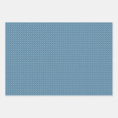 Blauwgroen blauw winterseizoen Snowy Landschap Inpakpapier Vel (Voorkant 2)