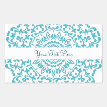 Blauwgroen Blauw Wit Elegant Classy Kant Gepersona