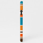 Blauwgroen Blauw Zomer Sinaasappel Oker Geel Wit S iPhone Hoesje (Rechterkant)