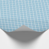 Blauwgroen blauw, zwart, zwart, vinkje cadeaupapier (Hoek)