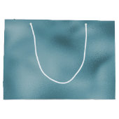 Blauwgroen Blauwe bruiloft Groot Cadeauzakje (Achterkant)