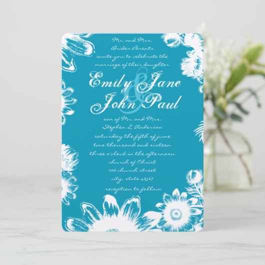 Blauwgroen blauwe bruinbruinvissen kaart (Staand voorkant)