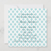 Blauwgroen Blauwe Cameo Vrouwen 70ste Verjaardagsf Kaart (Achterkant)