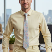 Blauwgroen Blauwe en Gouden Agaat Stropdas