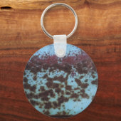 Blauwgroen blauwe en Paarse achtergrond Sleutelhanger (Voorkant)