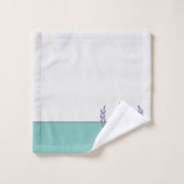 Blauwgroen blauwe marine kustboot Nautical Sailboo Bad Handdoek (Wasdoekje)