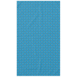 Blauwgroen blauwe metalen bloemen met Pareltjes pa Tafelkleed