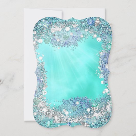 Blauwgroen blauwe oceaanparels zoet 16 Birthday Pa Kaart (Achterkant)